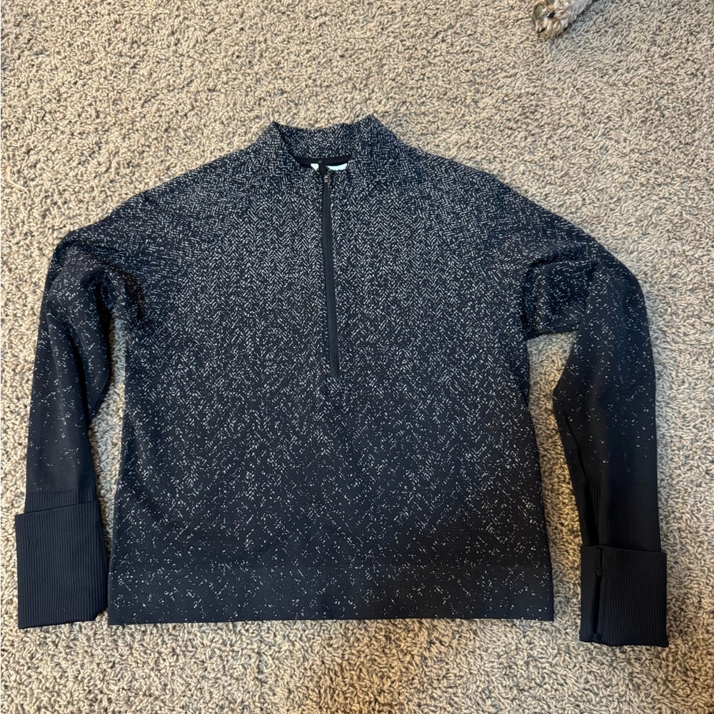 Lululemon quarter zip crop top.